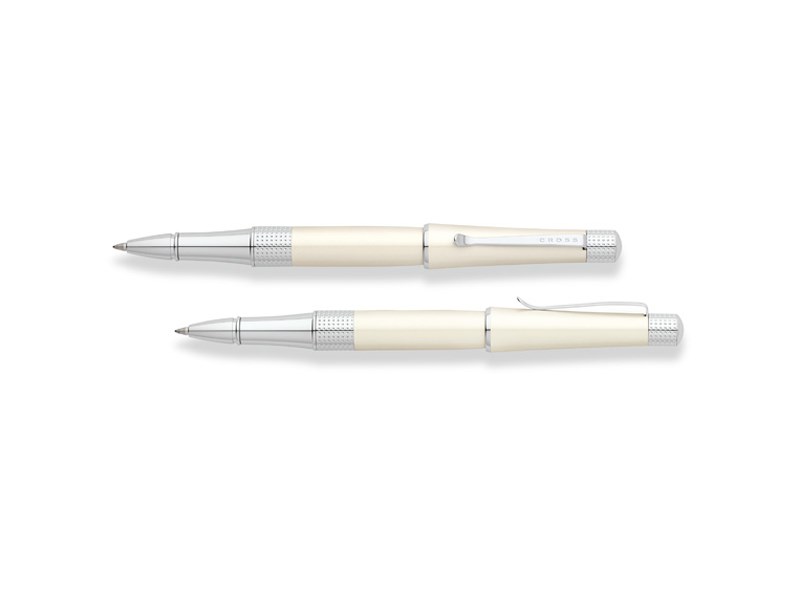 Cross  AT0495-2 - Beverly Pearlescent White Lacquer Selectip® Rolling Ball Pen Pen