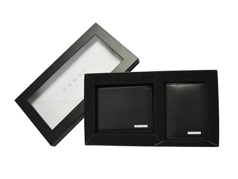 Cross Insignia Coin Wallet + Folded Card Case Sets 