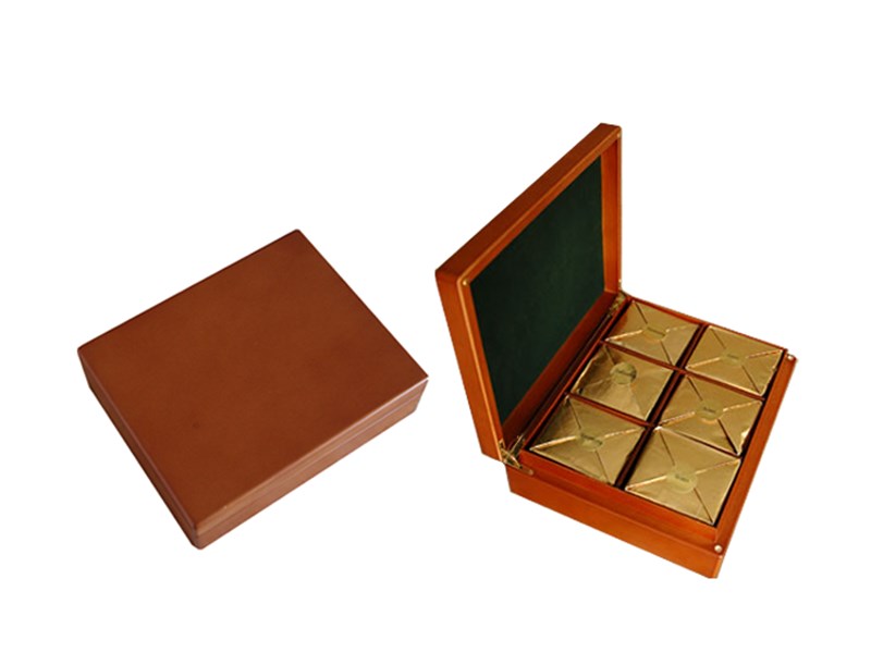 6 Compartment Wooden Tea Box