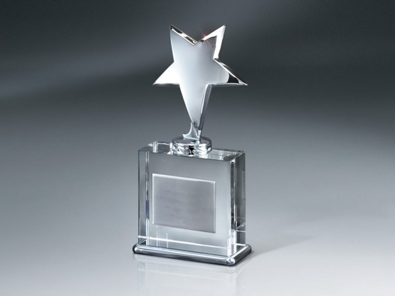 Trophy with silver star