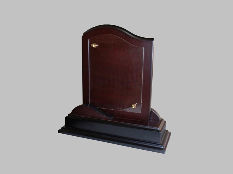 Wood Trophy with Acrylic Plate